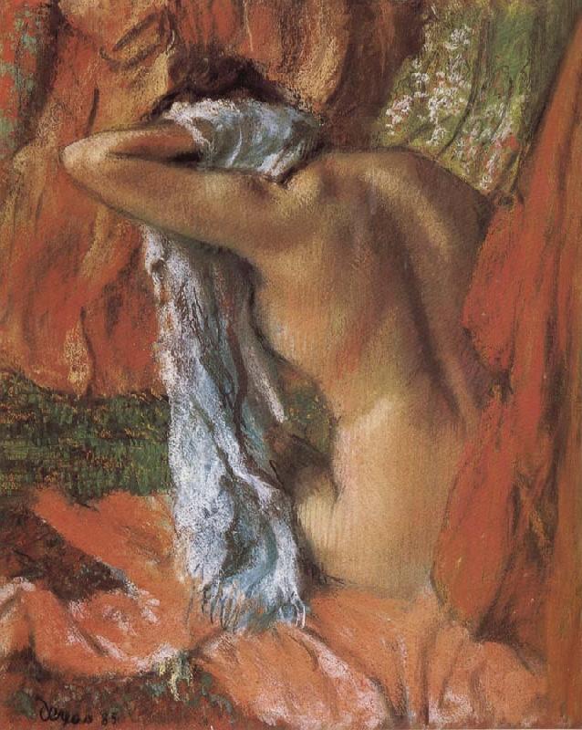 Edgar Degas bathing lady Spain oil painting art